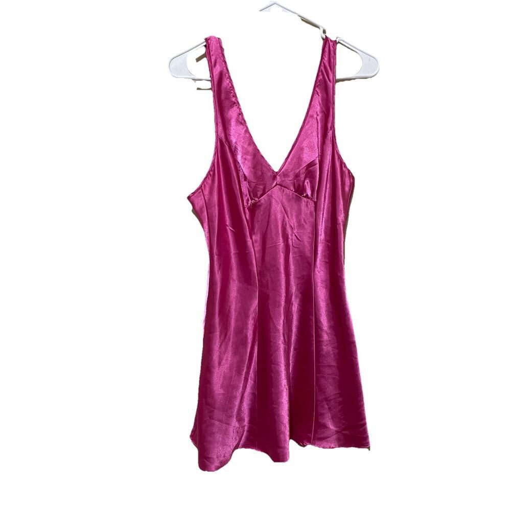 Sleek Pink Mini Dress